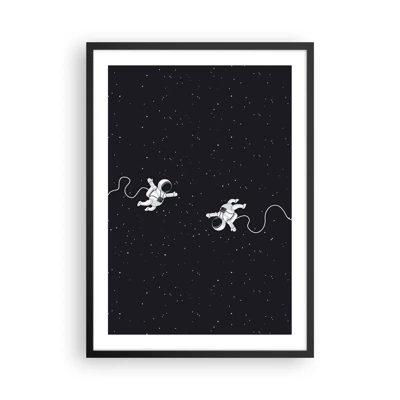 Poster in cornice nera - Danza cosmica - 50x70 cm