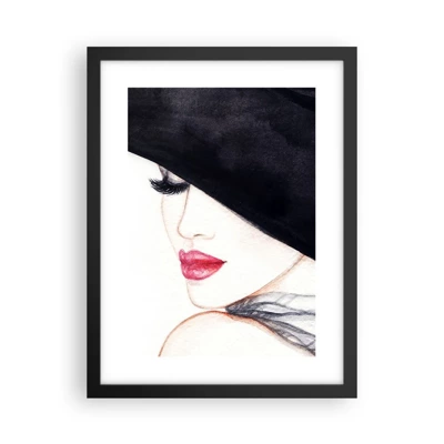 Poster in cornice nera - Eleganza e sensualità - 30x40 cm