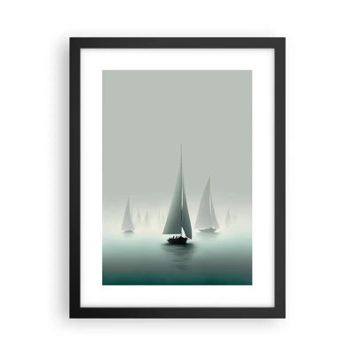 Poster in cornice nera - Fatte di nebbia - 30x40 cm