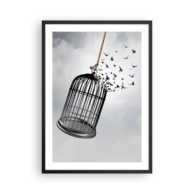 Poster in cornice nera - Fede... Speranza... Libertà! - 50x70 cm