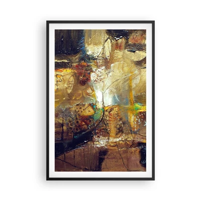 Poster in cornice nera - Freddo, più caldo, bollente - 61x91 cm