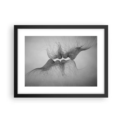 Poster in cornice nera - Il bacio del vento - 40x30 cm