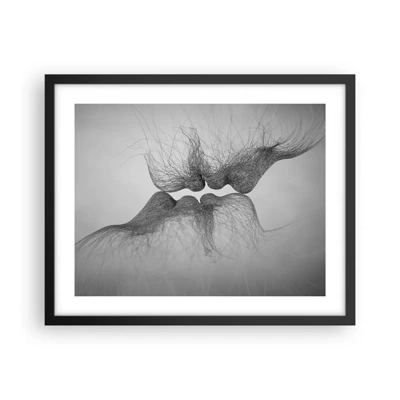 Poster in cornice nera - Il bacio del vento - 50x40 cm