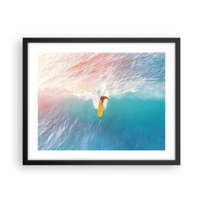 Poster in cornice nera - Il cavaliere dell'oceano - 50x40 cm