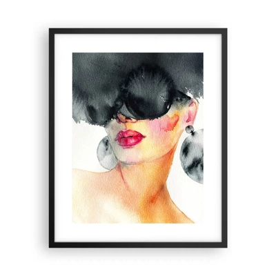 Poster in cornice nera - Il segreto dell'eleganza - 40x50 cm