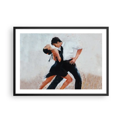 Poster in cornice nera - Il tango dei miei sogni - 70x50 cm