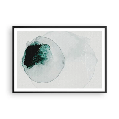 Poster in cornice nera - In una goccia d'acqua - 100x70 cm