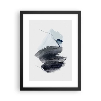 Poster in cornice nera - Intensità e movimento - 30x40 cm