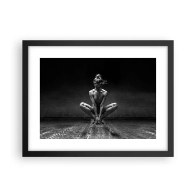 Poster in cornice nera - La concentrazione dell'energia della danza - 40x30 cm