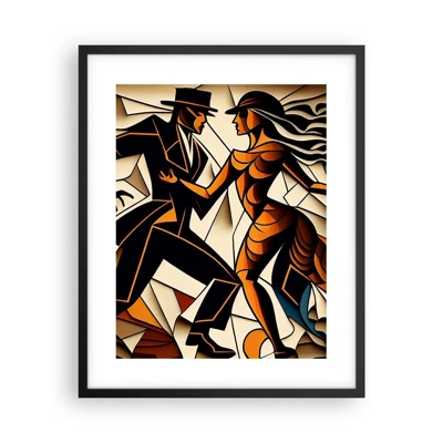 Poster in cornice nera - La danza della passione - 40x50 cm