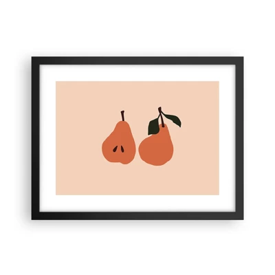 Poster in cornice nera - La dolcezza stessa - 40x30 cm