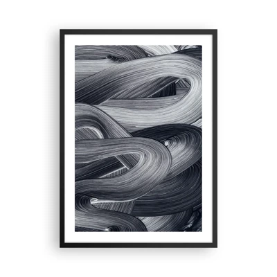 Poster in cornice nera - La fluidità della realtà - 50x70 cm