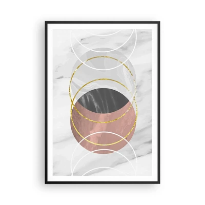 Poster in cornice nera - La musica delle sfere - 70x100 cm