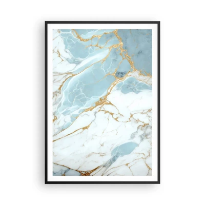 Poster in cornice nera - La ricchezza della pietra - 70x100 cm