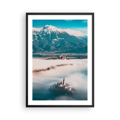 Poster in cornice nera - L'inizio della favola - 50x70 cm