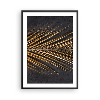 Poster in cornice nera - L'oro dei tropici - 50x70 cm