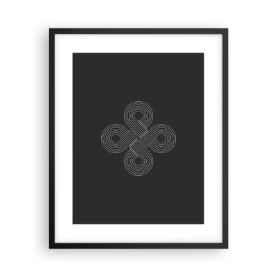 Poster in cornice nera - Nello spirito celtico - 40x50 cm