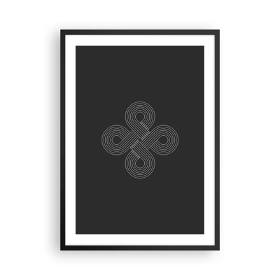 Poster in cornice nera - Nello spirito celtico - 50x70 cm
