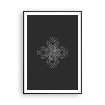 Poster in cornice nera - Nello spirito celtico - 70x100 cm