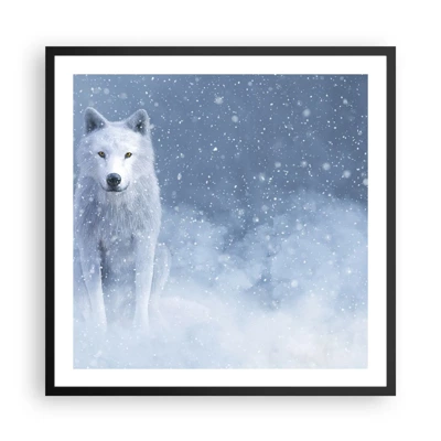 Poster in cornice nera - Nello spirito dell'inverno - 60x60 cm