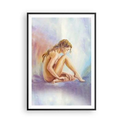 Poster in cornice nera - Nudo di giovane - 70x100 cm