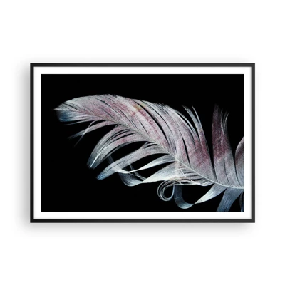 Poster in cornice nera - Pensa al tocco - 100x70 cm