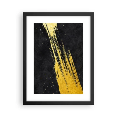 Poster in cornice nera - Salto nell'iperspazio - 30x40 cm