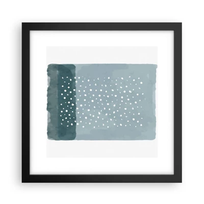 Poster in cornice nera - Spuntate nel blu - 30x30 cm