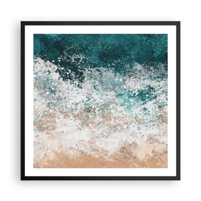 Poster in cornice nera - Storie di mare - 60x60 cm