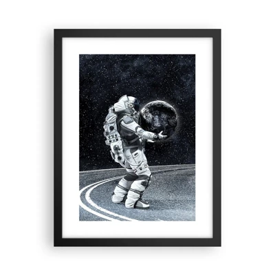 Poster in cornice nera - Sulla Via Lattea - 30x40 cm