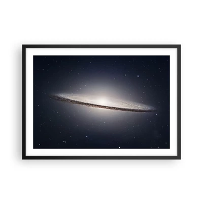 Poster in cornice nera - Tanto tempo fa in una lontana galassia... - 70x50 cm