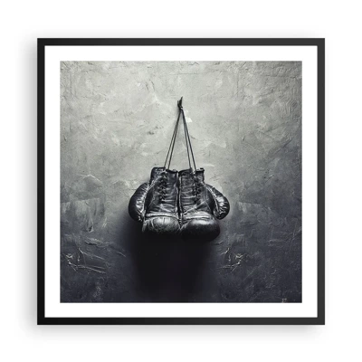 Poster in cornice nera - Tempo di lotte e tempo di pace - 60x60 cm