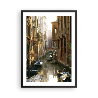 Poster in cornice nera - Un angolo di Venezia - 50x70 cm