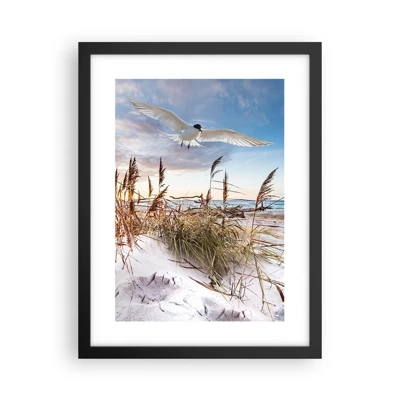 Poster in cornice nera - Vento dal mare - 30x40 cm