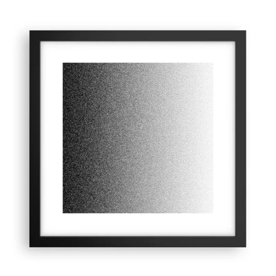 Poster in cornice nera - Verso la luce - 30x30 cm