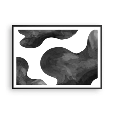 Poster in cornice nera - Via Lattea - 100x70 cm