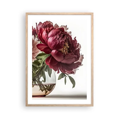 Poster in cornice rovere chiaro - Bellezza in piena fioritura - 50x70 cm
