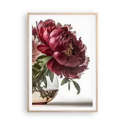 Poster in cornice rovere chiaro - Bellezza in piena fioritura - 70x100 cm