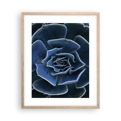 Poster in cornice rovere chiaro - Fiore del deserto - 40x50 cm