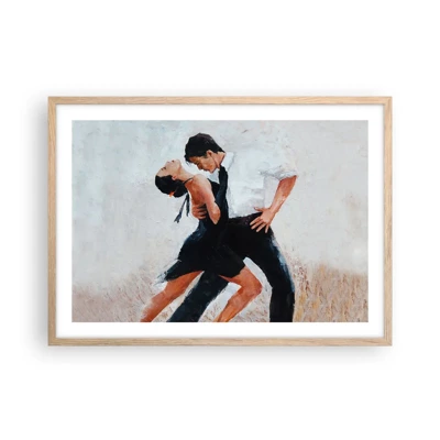 Poster in cornice rovere chiaro - Il tango dei miei sogni - 70x50 cm