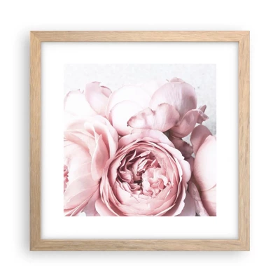 Poster in cornice rovere chiaro - Per i romantici - 30x30 cm