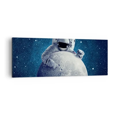 Quadro su tela - Stampe su Tela - Burlone spaziale - 140x50 cm