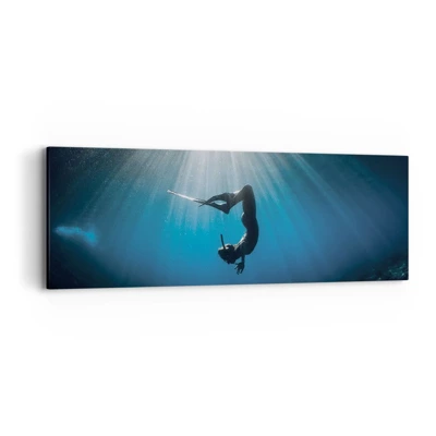 Quadro su tela - Stampe su Tela - Danza subacquea - 90x30 cm