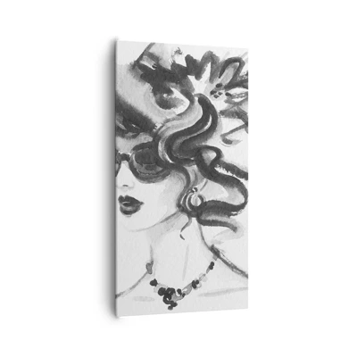 Quadro su tela - Stampe su Tela - Donna di carattere - 65x120 cm