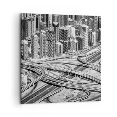 Quadro su tela - Stampe su Tela - Dubai - città impossibile - 50x50 cm