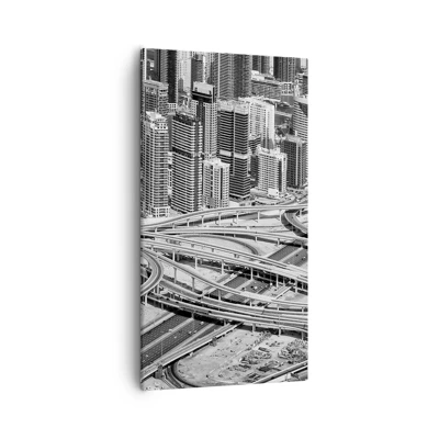 Quadro su tela - Stampe su Tela - Dubai - città impossibile - 55x100 cm