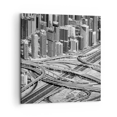 Quadro su tela - Stampe su Tela - Dubai - città impossibile - 60x60 cm
