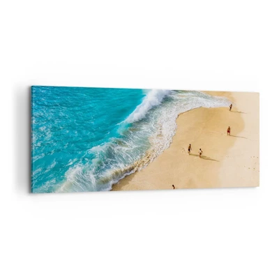 Quadro su tela - Stampe su Tela - E poi il sole, la spiaggia... - 100x40 cm