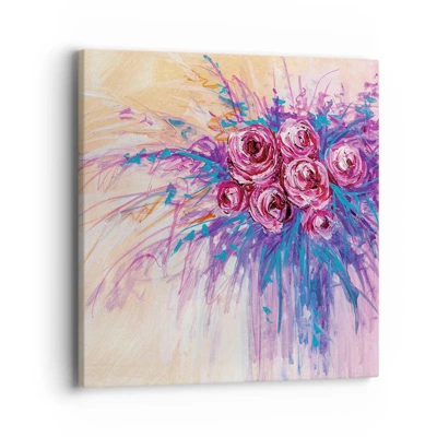 Quadro su tela - Stampe su Tela - Fontana rosa - 40x40 cm