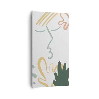 Quadro su tela - Stampe su Tela - Il bacio dei fiori - 65x120 cm